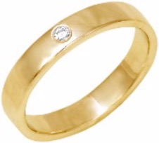 Как выбрать обручальное кольцо с бриллиантом?